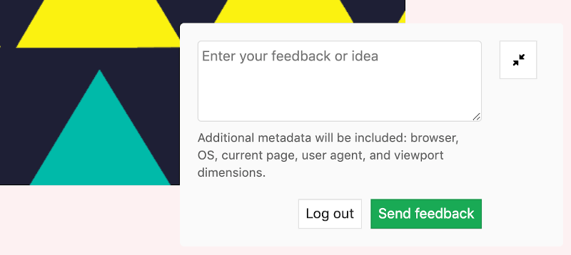 Visual review feedback form