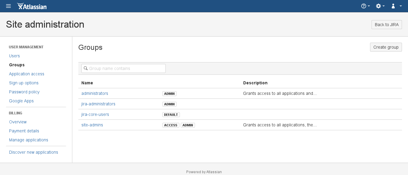 Jira create new user