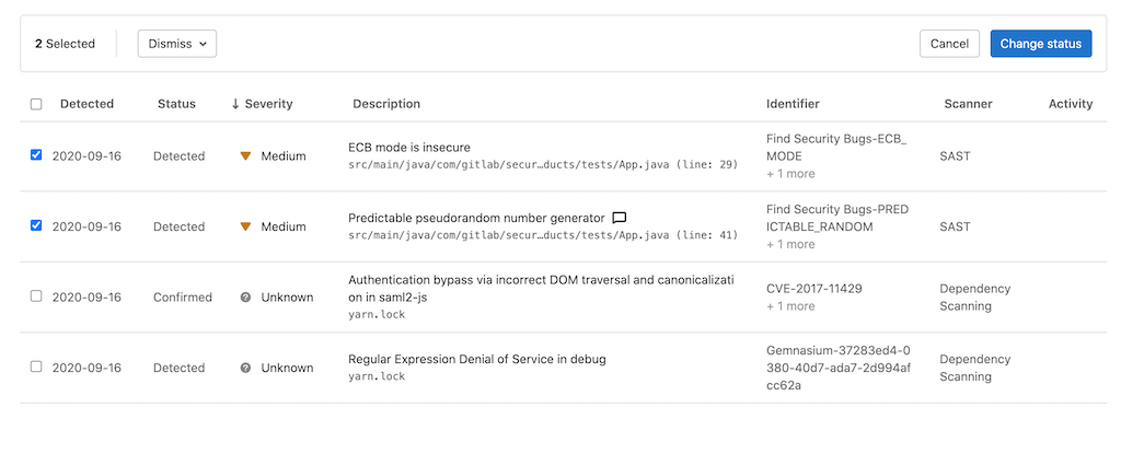 Project Vulnerability Report