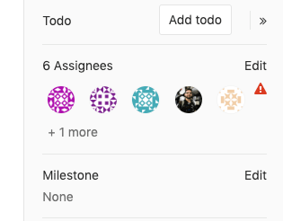 multiple assignees for merge requests sidebar