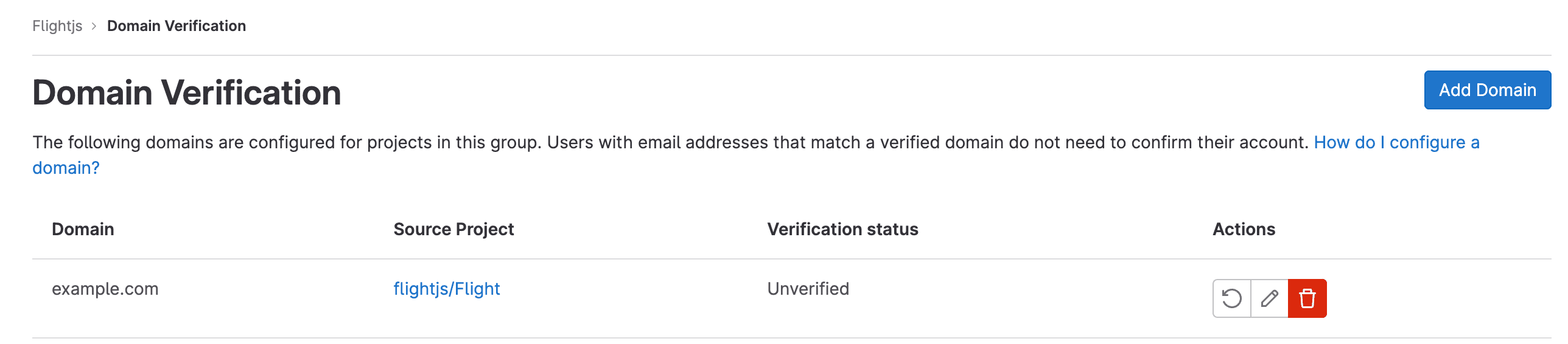 Verify your domain