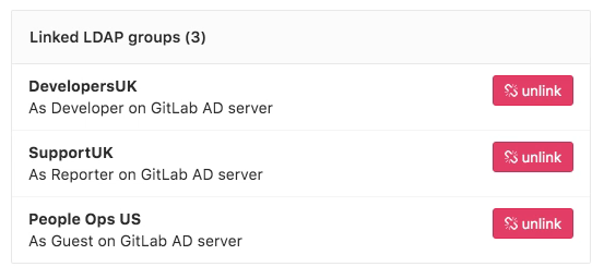 GitLab OU Structure