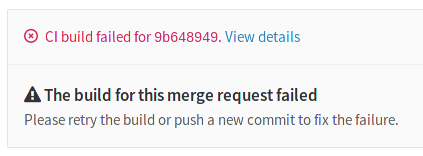 Only allow merge if build succeeds msg