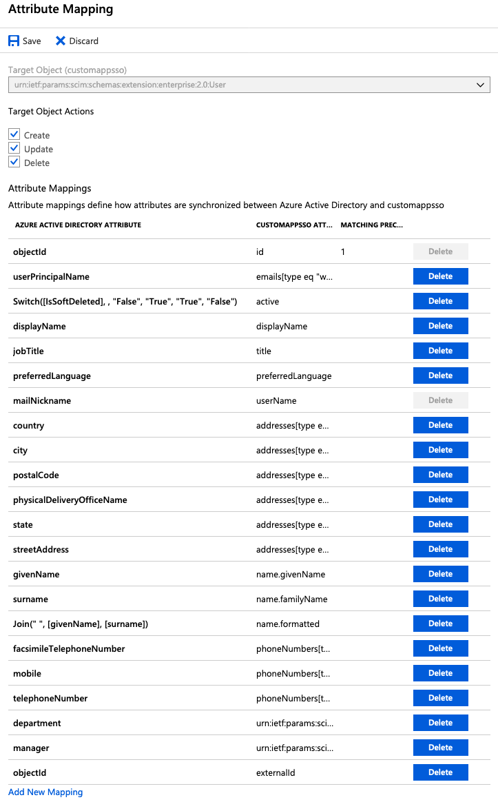 Azure AD SCIM