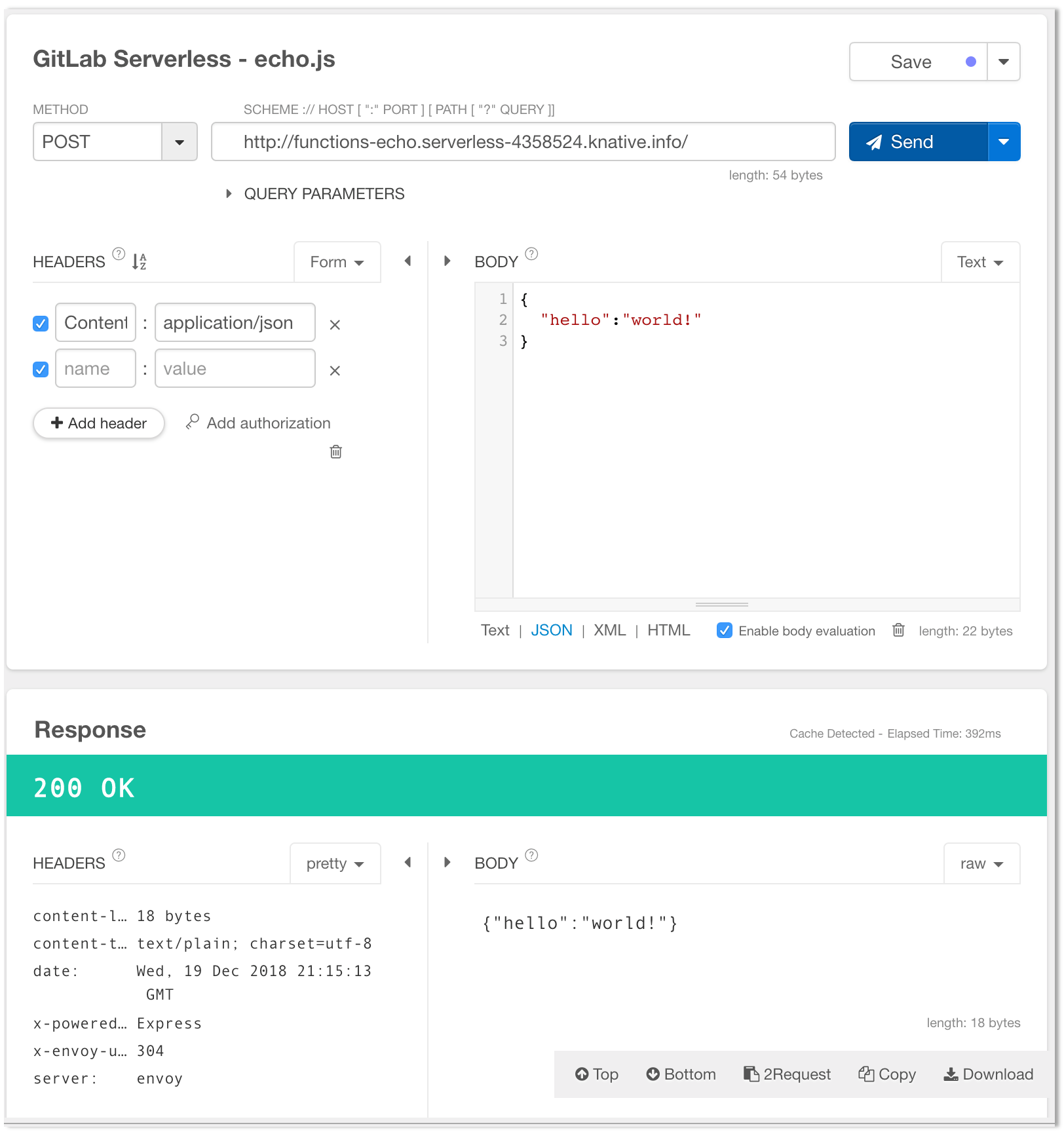 function execution