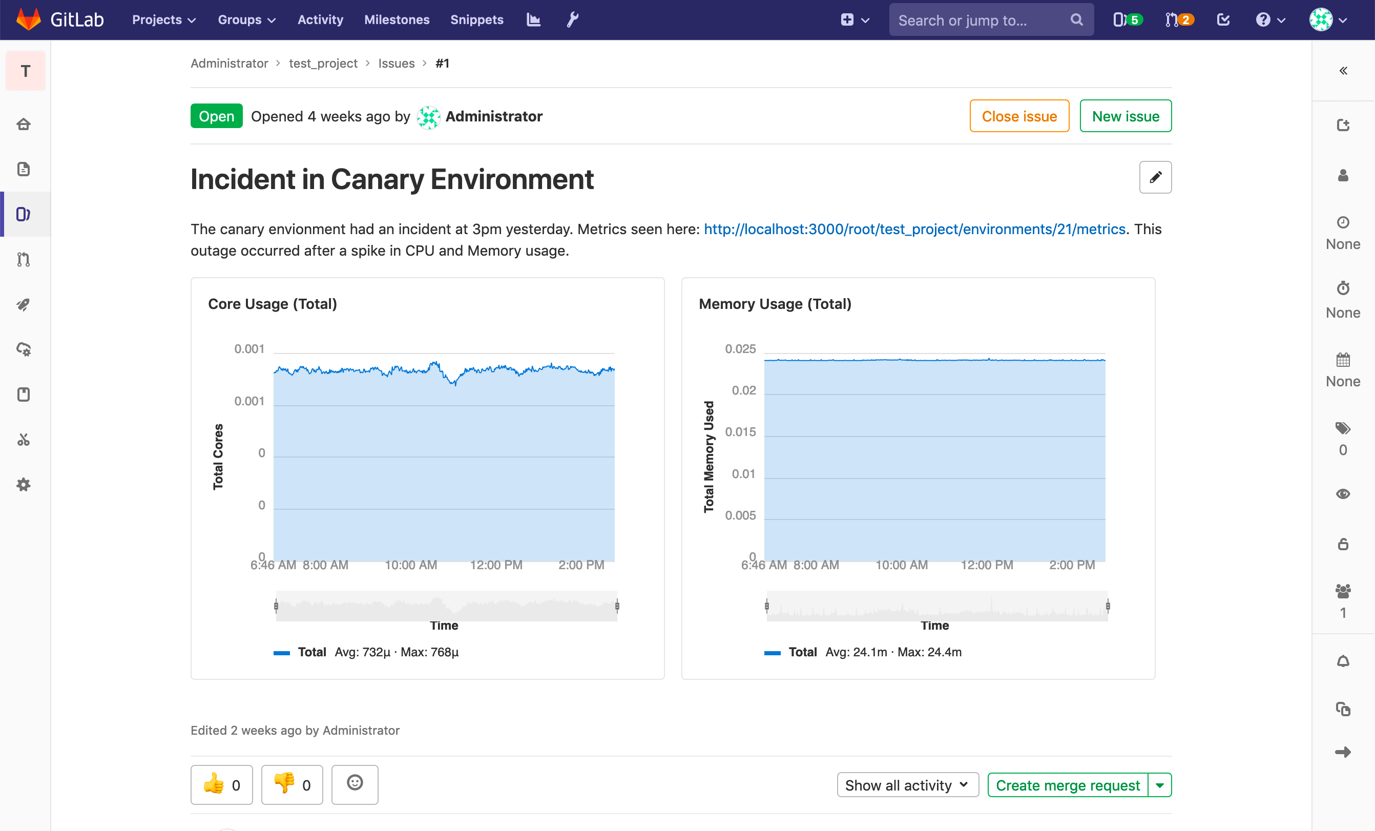 Embedded Metrics