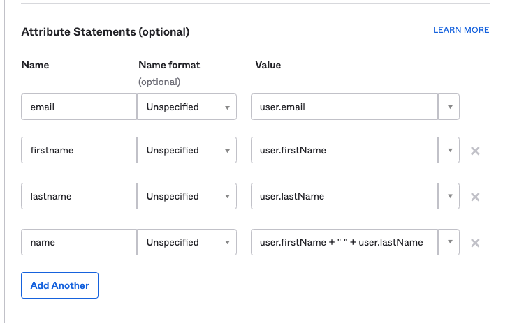 Okta Attributes