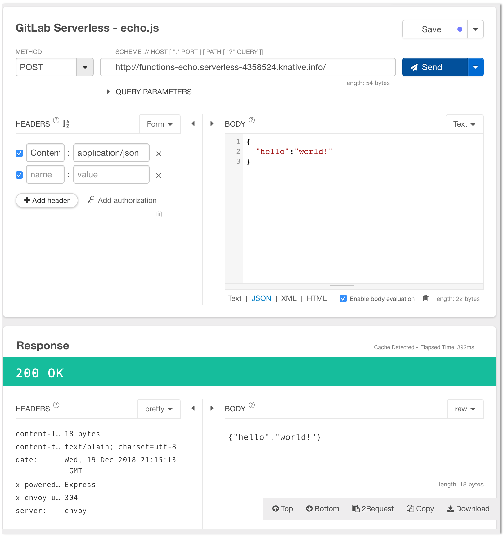 function execution