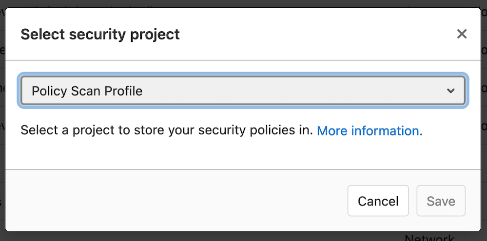 Security Policy Project