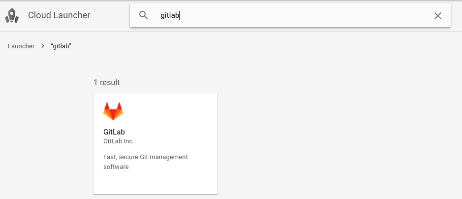 Search for GitLab