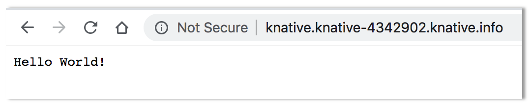 knative app