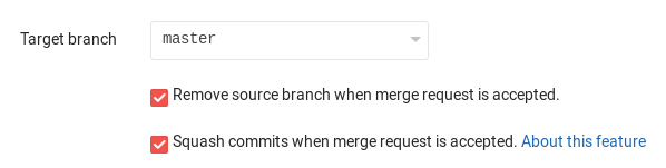 Squash commits checkbox on edit form