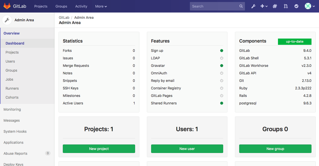 GitLab up to date