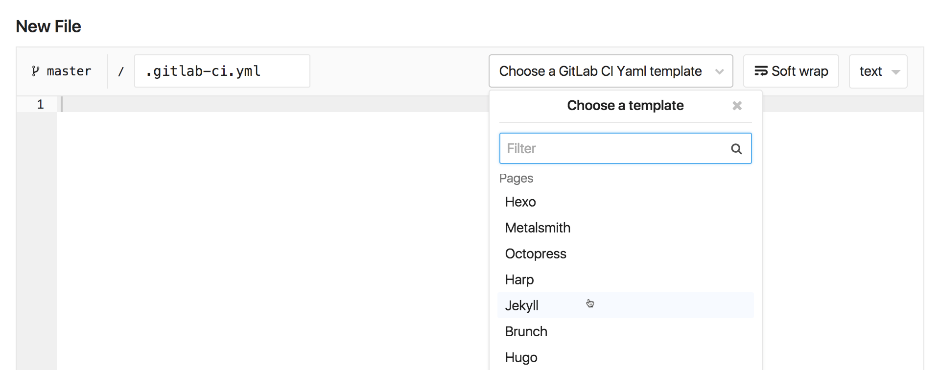 gitlab-ci templates