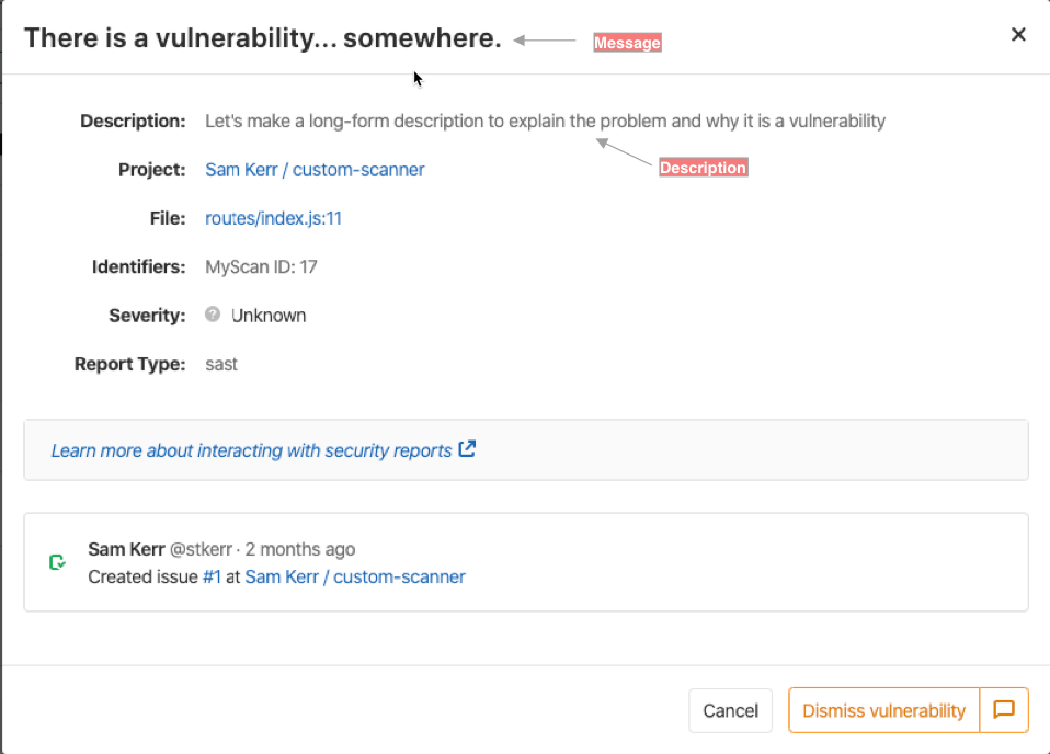 Example Vulnerability