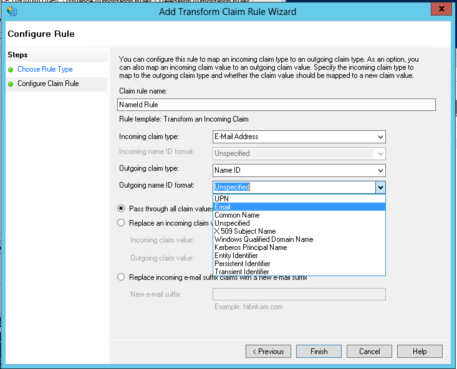 ADFS ADFS-configure-NameID