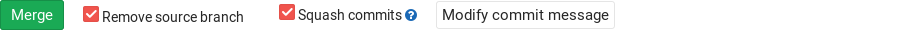 Squash commits checkbox on accept merge request form